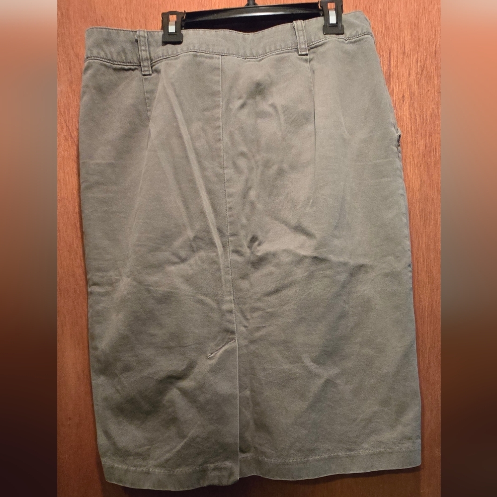 Gap Khakis Olive Women's Skirt Sz6 - Picture 3 of 5